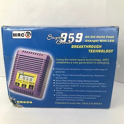 MRC Super Brain 959 AC/DC Delta Peak Charger With LCD RB959 • $30