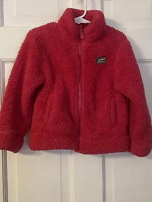 Eddie Bauer Pink Zip Up Winter Fleece Jacket Toddler Size 4T • $20