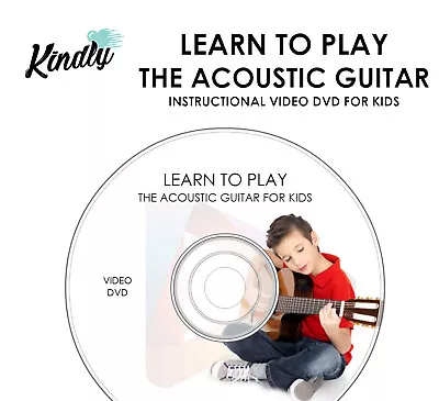 Learn To Play The Acoustic Guitar For Kids - How To Instructional Video Dvd  • £2.49