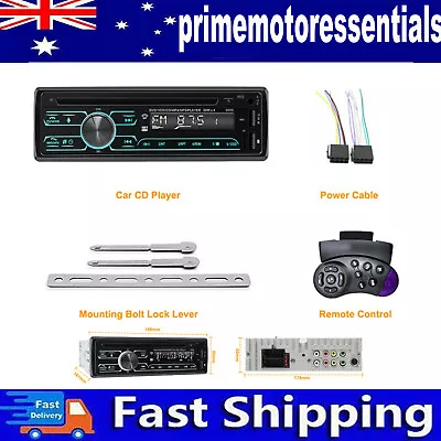 Single Car Stereo 1 Din In-Dash FM Radio Stereo Cd Dvd Player USB Aux Bluetooth • $78.99