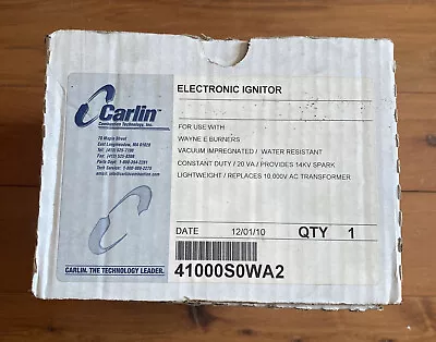 Carlin Electronic Ignitor  With Base For Wayne E Burner Part # 41999-SO-WA2 New • $55