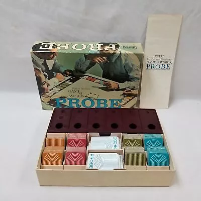 Vintage 1964 Parker Brothers Probe Word Board Game - Complete In Box • $19.99