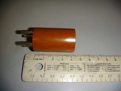 Vintage James Millen 45004 1  Diameter Radio Coil Bobbin 4 Pin - Free Shipping • $19