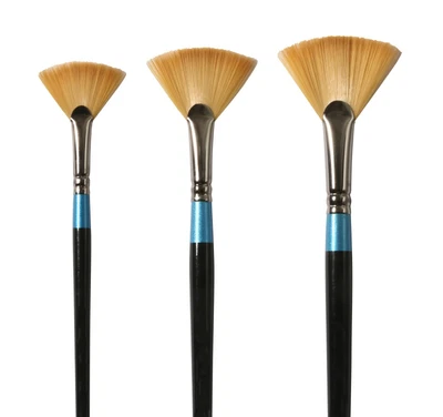 £6.99 • Buy Daler Rowney Aquafine Synthetic Fan Short Handle Watercolour Brush