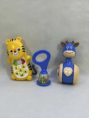 Baby Toys RattlesRoly Poly & Musical Phone Bundle Of 3 Toys • £9.90