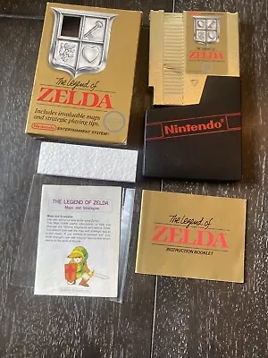 Legend Of Zelda Circle Seal Non-Rev A  R” Early Box CIB Complete  (Nintendo NES) • $399.99