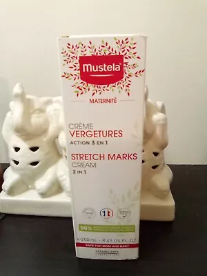 NEW MUSTELA Maternite Stretch Marks Cream 3 In 1 LARGE SIZE 250ml/Made In France • $20