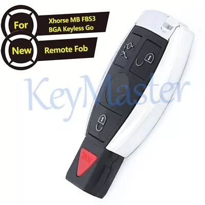Xhorse Smart Remote Key Fob 3+1 4 Buttons For Mercedes Benz FBS3 BGA Keyless Go • $62.21