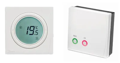 Danfoss RET2001B-RF Wireless Room Thermostat With RX1S Receiver • £85.85