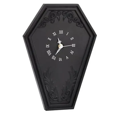 BlissfulAbode Coffin Wall Clock - Gothic Home Décor - Steampunk Wall ClockCo... • $61.57