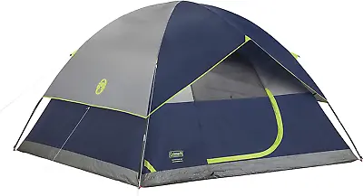 Coleman Sundome Camping Tent 2/3/4/6 Person Dome Tent With Easy Setup • $74.89