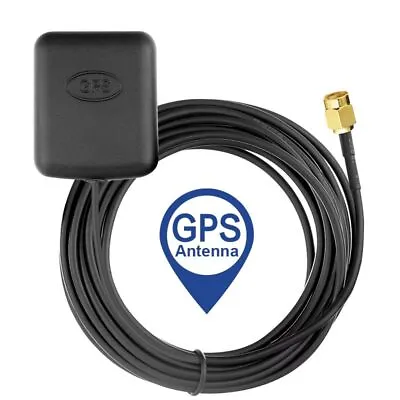 SMA Male GPS Car Aerial Signal Antenna 3M Cable 1575.42MHz Radio Stereo Map UK • £3.40
