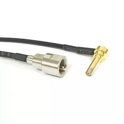 FME Male Plug To MS156 Right Angle RF Pigtail Cable  Adapter RG174 20cm 8  NEW • $3.87