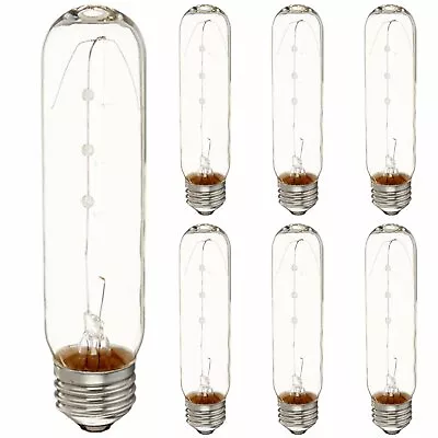 Sylvania T10 Tubular Clear Light Bulb 15W Warm White E26 6 Pack • $11.95