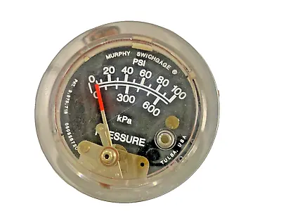 FW MURPHY A25P-100 P/N 05704337 2.5  Pressure Swichgage® With Polycarbonate Case • $75