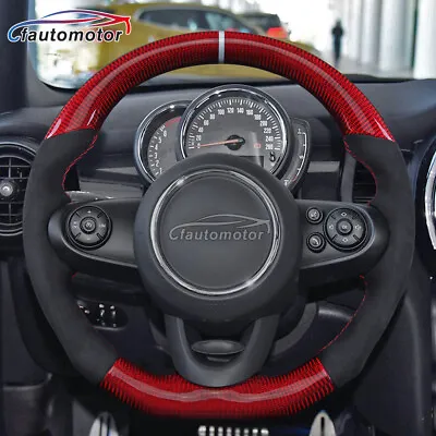 Carbon Fiber Steering Wheel For Mini F54 F55 F56 F57 F60 Cooper S/JCW 2014+ • $499