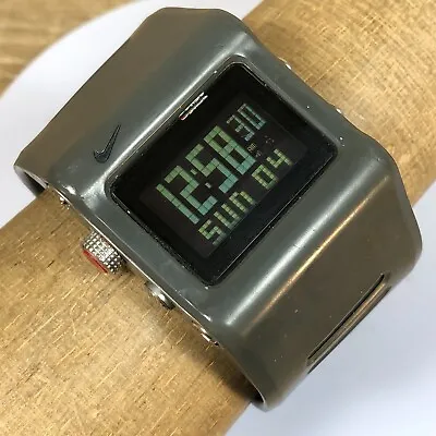 Nike Anvil WC0020 Digital Men’s Gray Watch Square Dial New Battery Works Great • $71.70