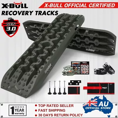 X-BULL Recovery Tracks Board 10T Sand Mud Snow 4WD 4X4 Gen3.0 With Mounting Pins • $108.90