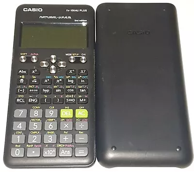 Casio FX-100AU PLUS 2nd Edition Scientific Calculator - Tested Working FREE POST • $39.99