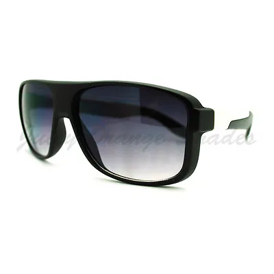 Mens Sunglasses Sporty Square Flat Top Racer Fashion Shades • $9.95