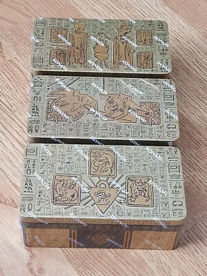 Yu-gi-oh! Pharaonic Tablet Of Gold Tins 1st Edition New Sealed MP20/MP21/MP22 • £99