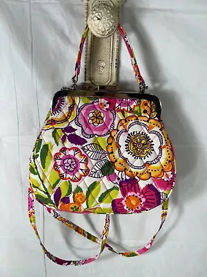 Vera Bradley Crossbody Mini Frame Adjustable Strap Clamshell Clementine • $22.50