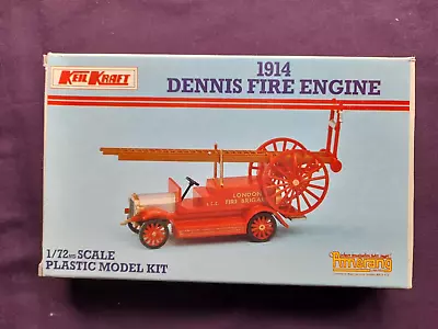Keil Kraft 1/72 1914 Dennis Fire Engine. Parts Sealed. K311. Lot 1 • £7