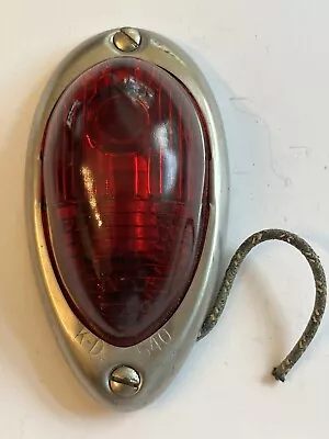 RARE VINTAGE 1940s -50s CAR TRUCKTAIL LIGHT RED GLASS RATROD〰️HOTROD〰️CUSTOM • $75