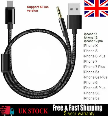£4.88 • Buy Bmw Mini IPod IPhone 5 6 7 8 X XS XR Interface Media Cable Audio Lead Adapter UK