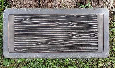 Concrete Log Bench Top Mold .150 Abs Plastic Casting Mould 31  X 14  X 2.5  • $149.95