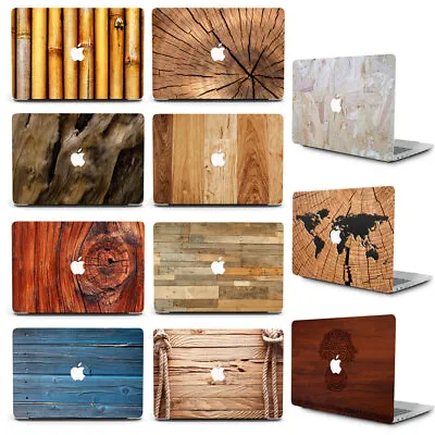 £6 • Buy Wood Pattern Laptop Case Cover For Macbook M1 M2 Air 13 12 11 Pro 14 15 16 Inch