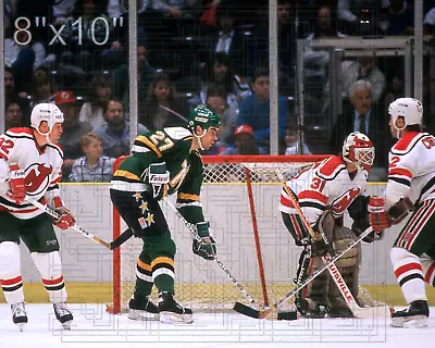 Conacher McLellan Billington Cirella 1989 - NJD V MIN - 8 X10  Full Color Print • $12.50