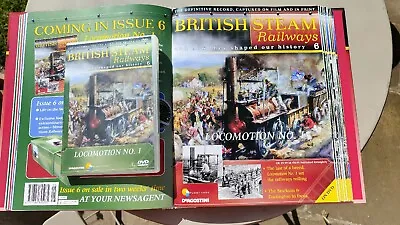 £4.99 • Buy DeAgostini British Steam Railways Magazine & DVD #6 Locomotion No. 1