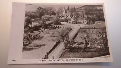 Ariel Postcard View Of Milford House Hotel Milford On Sea. Hants • £1.99