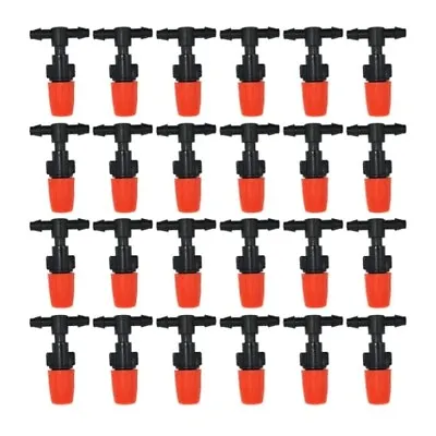 24x Micro Drip Adjustable Irrigation System Watering Sprinklers Emitter Drippers • £6.50