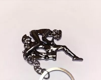 Vintage Risque Adult Naughty Key Chain Man & Woman Sex Nasty Novelty XXX Motion • $6.79