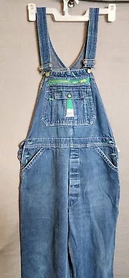 Liberty Overalls Men's Size 38 X 32 Blue Denim Bibs Work Wear • $30