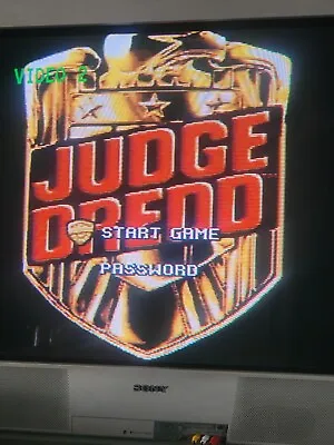 Judge Dredd SNES Super Nintendo 1995 AUTHENTIC - TESTED (COMBINED SHIPPING) • $7.99