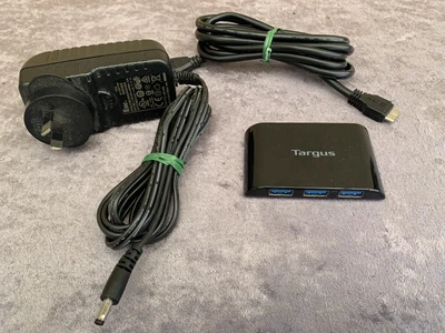 $39.50 • Buy Targus 4 Port USB 3.0 Powered Hub ACH123