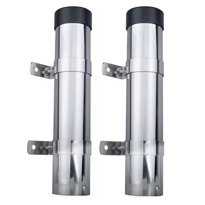 2X Boat Rod Holder Stainless Steel Side Mount Fishing Rod Pod For Yacht Kayak  • $39.90