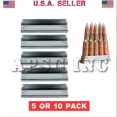 Mosin Nagant 5 Rnd Stripper Clip  (91 91/30 M38 M44 SVT-40 7.62x54) - 5 Or 10pcs • $8.99