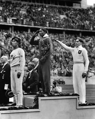 1936 Berlin Olympics JESSE OWENS Glossy 8x10 Photo USA Print Poster Gold Medal • $5.49