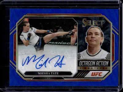 2023 Select UFC Miesha Tate Octagon Action Signatures Blue Prizm Auto #57/75 • $6.50