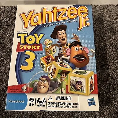 Yahtzee Jr Toy Story 3 Edition Hasbro Disney Pixar 100% Complete Boardgame • $15