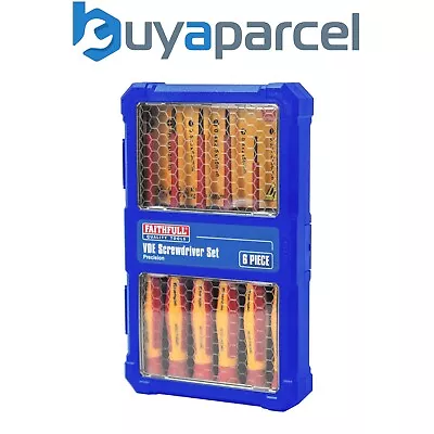 Faithfull Instrument Precision VDE Screwdriver Set FAISDVDEMINI XMS21PREVDE6 • £11.60