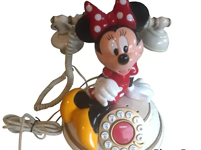 Vintage Disney Minnie Mouse Talking Desk Table Telephone • $85
