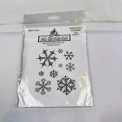 NEW Local King Rubber Stamps - SNOWFLAKES - Unmounted Rubber Stamps • $10