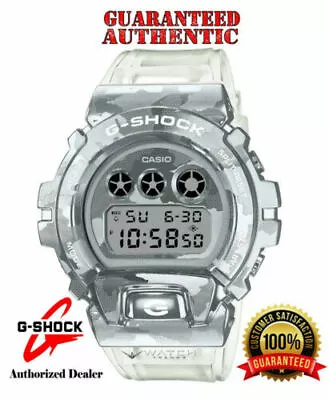 Casio G-Shock GM6900SCM-1 Camouflage Metal Case Skeleton Semi-Transparent Band • $127