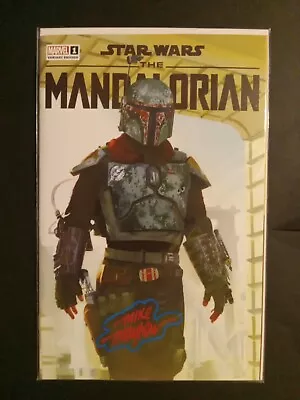 STAR WARS: THE MANDALORIAN SEASON 2 #1 MIKE MAYHEW STUDIO Trade Signed W/CoA • $35.99