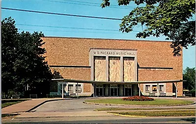 Postcard Warren Ohio W.D. PACKARD MUSIC HALL HOME OF THE FAMOUS KENLEY PLAYERS • £6.60